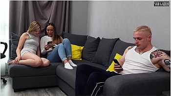 Sam Garro, Lera Murr And Ashby Winter - My Girlfriend Wanted To Enlarge Her Breasts, I Proved Her Wrong With Hot Sex In Front Of Her Friend