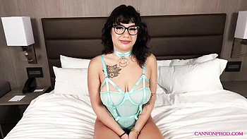 Delicate Rick Cannon and Kitty Kewpie's amateur pov blowjob clip