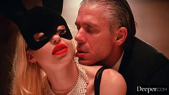 Choke on Mick's cock while Dante rams your ass in HD